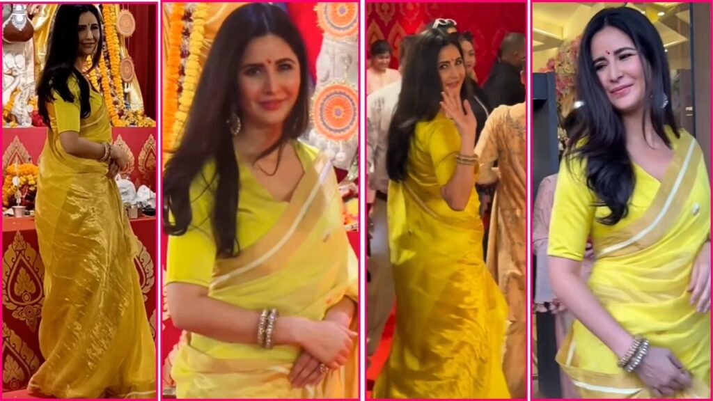 Katrina Kaif Durga Puja Photos